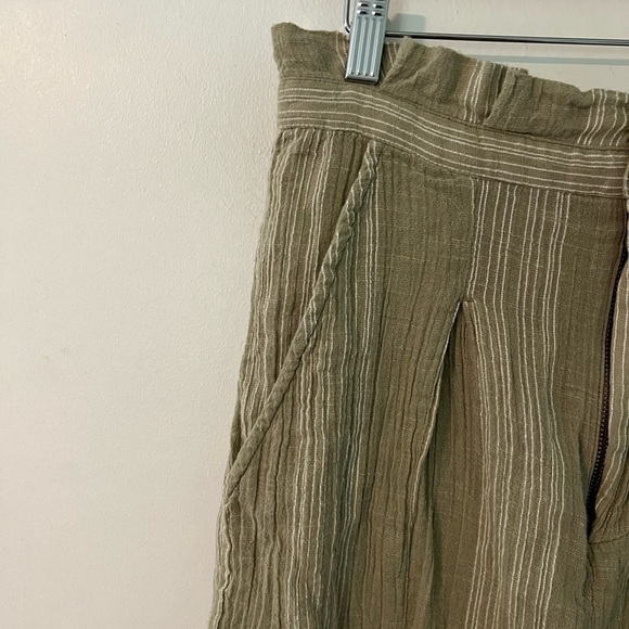 Free People Semi Sweet Cropped Pants in Sage Combo - Picture 6 of 12